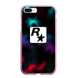 Чехол для iPhone 7Plus/8 Plus матовый Rock star games 