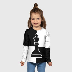 Детский лонгслив 3D Шахматы - ферзь - фото 2
