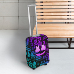 Чехол для чемодана 3D Маршмеллоу x BTS - фото 2