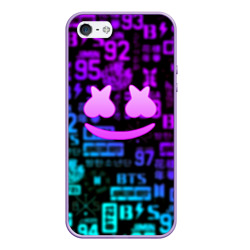 Чехол для iPhone 5/5S матовый Маршмеллоу x BTS