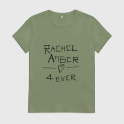 Женская футболка хлопок Рейчел Эмбер навсегда