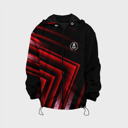 Детская куртка 3D Mass Effect N7 special forces, цвет черный