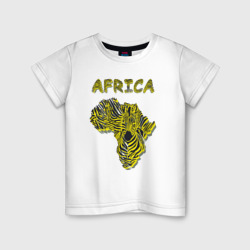 Детская футболка хлопок Zebra Africa