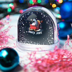 Игрушка Снежный шар Santa Jaws - фото 2