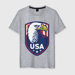 Орёл США – Мужская футболка хлопок с принтом купить со скидкой в -20%