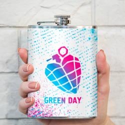 Фляга Green Day neon gradient style - фото 2