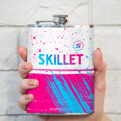 Фляга Skillet neon gradient style посередине - фото 2