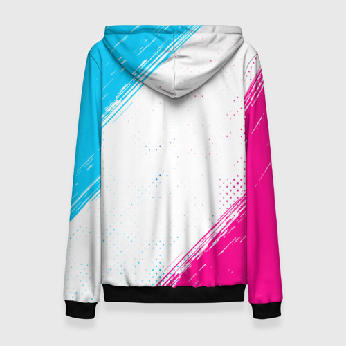 Женская толстовка 3D Pink Floyd neon gradient style, цвет 3D печать - фото 2