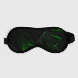 Зелёные узоры текстура  – Маска для сна 3D с принтом купить