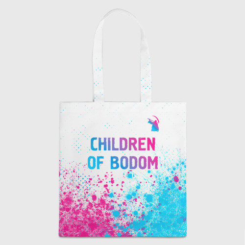 Шоппер 3D Children of Bodom neon gradient style посередине