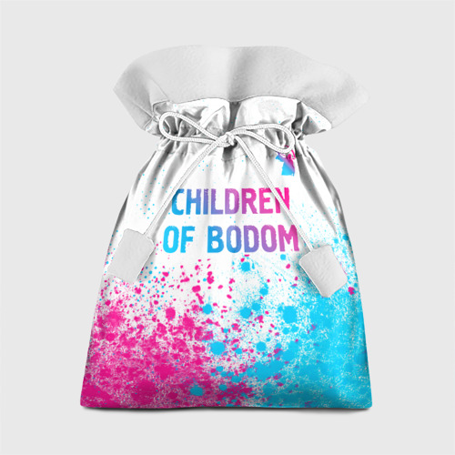 Подарочный 3D мешок Children of Bodom neon gradient style посередине