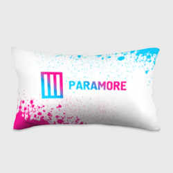 Подушка 3D антистресс Paramore neon gradient style по-горизонтали