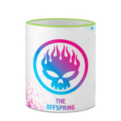 Кружка с полной запечаткой The Offspring neon gradient style - фото 2