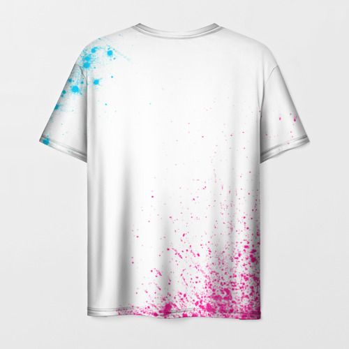 Мужская футболка 3D The Offspring neon gradient style, цвет 3D печать - фото 2