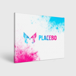 Холст прямоугольный Placebo neon gradient style по-горизонтали
