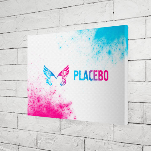 Холст прямоугольный Placebo neon gradient style по-горизонтали, цвет 3D печать - фото 3