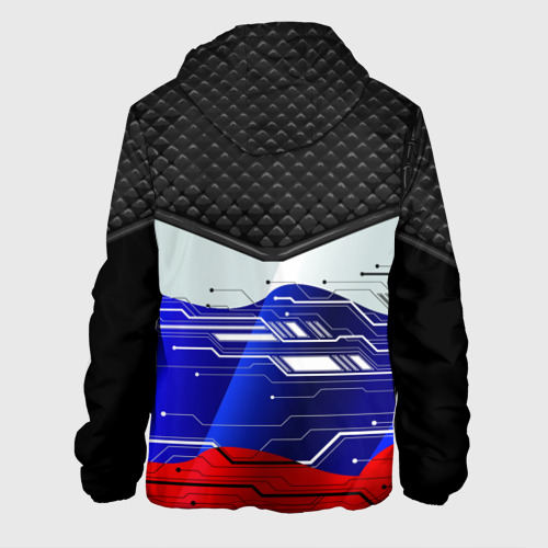 Мужская куртка 3D Стёганные ромбы: русский хакер, цвет 3D печать - фото 2