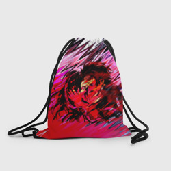 Рюкзак-мешок 3D Танджиро и Незуко в любви Demonslayer