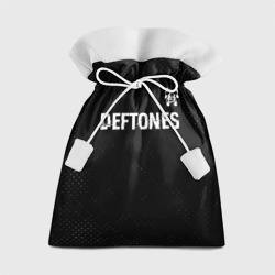 Подарочный 3D мешок Deftones glitch на темном фоне посередине
