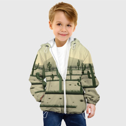 Детская куртка 3D Поле кактусов в пустыне - фото 2