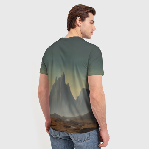 Мужская футболка 3D Инопланетный шагоход , цвет 3D печать - фото 4