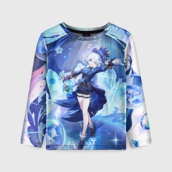 Детский лонгслив 3D Genshin Impact Furina