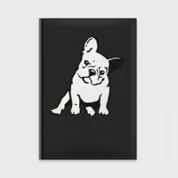 Ежедневник Щенок  французского бульдога вопросительный взгляд 