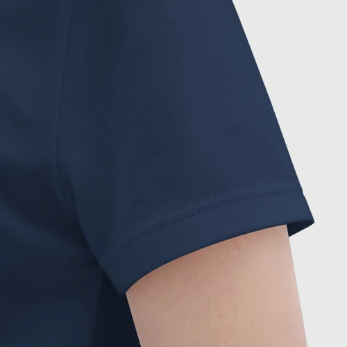 Женская футболка хлопок с принтом Я бы вас послала - да вы оттуда, фото #4