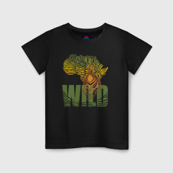 Детская футболка хлопок Дикая зебра