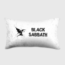 Подушка 3D антистресс Black Sabbath glitch на светлом фоне по-горизонтали