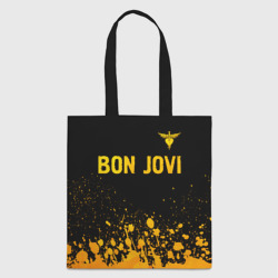 Шоппер 3D Bon Jovi - gold gradient посередине