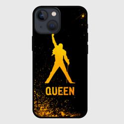 Чехол для iPhone 13 mini Queen - gold gradient