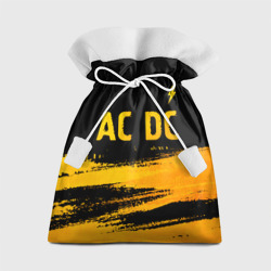 Подарочный 3D мешок AC DC - gold gradient посередине