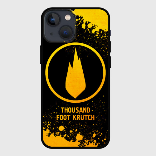 Чехол для iPhone 13 mini Thousand Foot Krutch - gold gradient