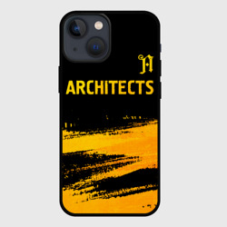 Чехол для iPhone 13 mini Architects - gold gradient посередине