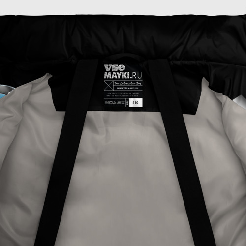 Зимняя куртка для девочек 3D с принтом BMW Premium, фото #5
