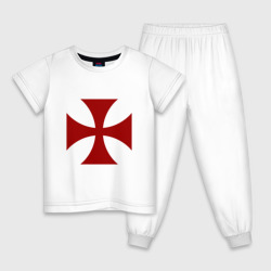 Детская пижама хлопок Крест рыцарей тамплиеров