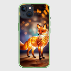 Декоративная оранжевая статуэтка лисы – Чехол для iPhone 14 с принтом купить