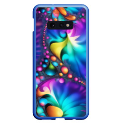 Розово синий фрактал – Чехол для Samsung S10E с принтом купить