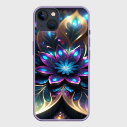 Абстрактный фрактальный цветок – Чехол для iPhone 14 Plus с принтом купить
