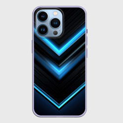 Галактическая абстракция синяя – Чехол для iPhone 14 Pro с принтом купить