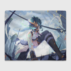 Плед 3D Genshin Impact Сяо Xiao Mask