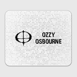 Прямоугольный коврик для мышки Ozzy Osbourne glitch на светлом фоне по-горизонтали