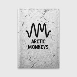 Обложка для автодокументов Arctic Monkeys glitch на светлом фоне