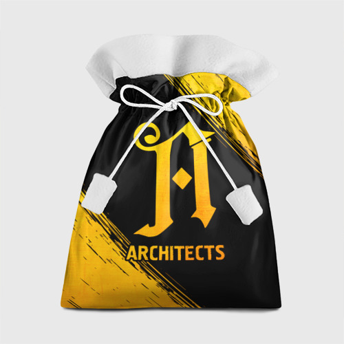 Подарочный 3D мешок Architects - gold gradient