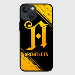 Чехол для iPhone 13 mini Architects - gold gradient