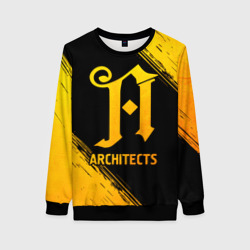 Женский свитшот 3D Architects - gold gradient