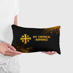 Подушка 3D антистресс My Chemical Romance - gold gradient по-горизонтали - фото 2