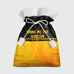 Подарочный 3D мешок Bring Me the Horizon - gold gradient посередине