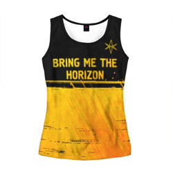 Bring Me the Horizon - gold gradient посередине – Женская майка 3D с принтом купить
